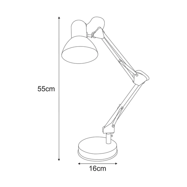 Lampka biurkowa Cosmo K-MT-COSMO RÓŻOWY Kaja pastelowa metalowa różowa