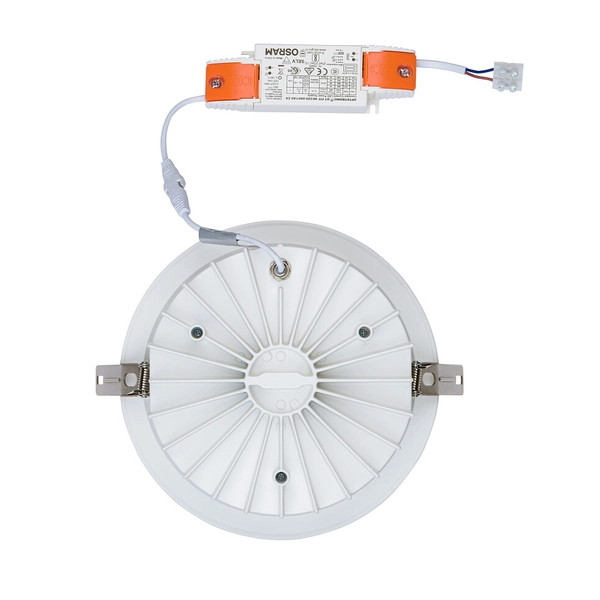 Łazienkowa LAMPA sufitowa KEA 8767 Nowodvorski okrągła OPRAWA wpust LED 40W 4000K metalowy IP44 biały