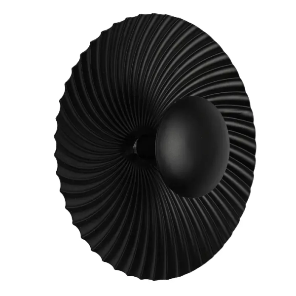 Loftowy kinkiet ścienny Sola LP-0105/1W BK okrągły do salonu czarny