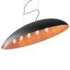 Lampa zwisowa nad wyspę Canoe 10322 do kuchni czarna miedziana