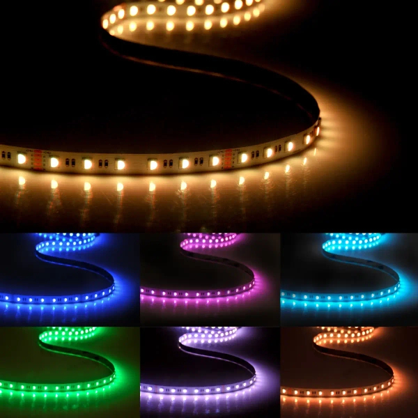 Taśma LED sterownik zasilacz pilot zestaw 319289 34W 5m biała