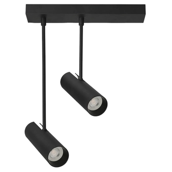 Ruchoma lampa natynkowa Lens AZ3520 reflektorki do holu czarna