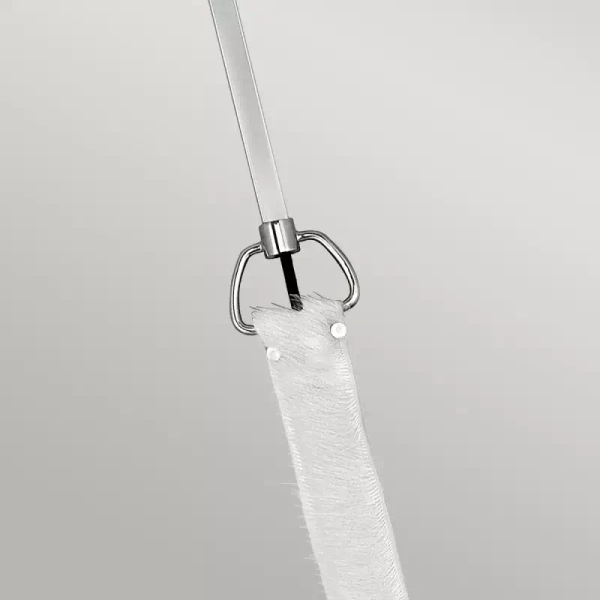 Jadalniana lampa wisząca LUDLOW QN-LUDLOW-1P-PN przezroczysta nikiel