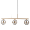 Wisząca lampa kule Velada PND-34381-3-HBR LED 45W 3000K złoty bursztynowy
