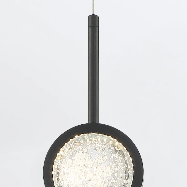 Salonowa lampa wisząca Barletta QN-BARLETTA-1P-BK LED 6W 3000K czarny