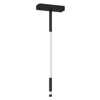 Ledowa lampa wisząca do salonu Alha 9070 Dohar 14W 4000K metal czarny biały