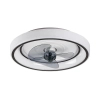 Wentylator z lampą LED Horacio czarny biały 71009 67W 3000-6000K CCT z pilotem