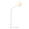 Lampa biurkowa skandynawska PURE 1064B Aldex szklana kula biała