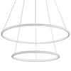 LAMPA wisząca RING ML502 Milagro futurystyczna OPRAWA LED 53W 3000K okręgi circles biała rings