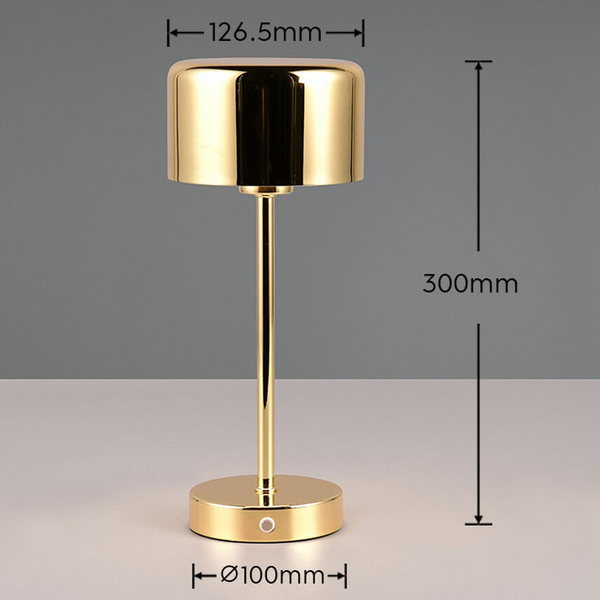 Nocna lampka dotykowa KARYA DL103-59151 LED 1W 3000K złoty połysk