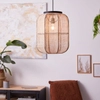 Wisząca lampa boho Tanah 99564/76 nad stół czarna beż