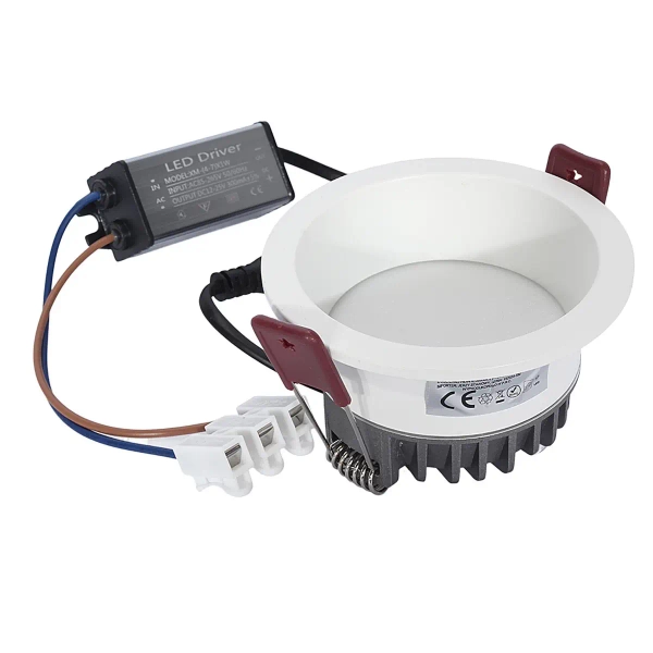 Ledowa oprawa wpuszczana 1387 LED 6W 3000K oczko do łazienki IP44 biała