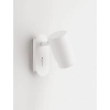 Regulowana lampa ścienna do salonu JAVERTO LE45536 tuba metalowa biała