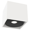 LAMPA sufitowa Cardi l Small Bianco / Ufo Nero Orlicki Design metalowa OPRAWA downlight kostka biała czarna