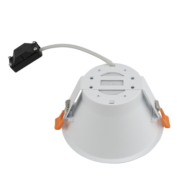 Oczko lampa podtynkowa Uno 10844 Nowodvorski do garderoby okrągła biała