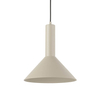 Stożkowa lampa zwisająca Vitrum 40806 Sigma salonowa beżowa