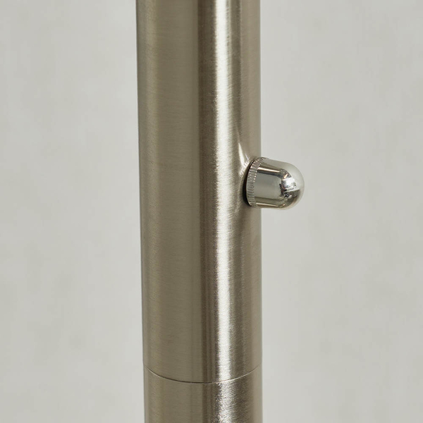 Łukowa lampa podłogowa Jaspa 76568 LED 5,5W 3000K srebrny biały
