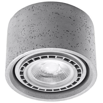 Betonowy downlight sufitowy SL.0881 okrągły do przedpokoju