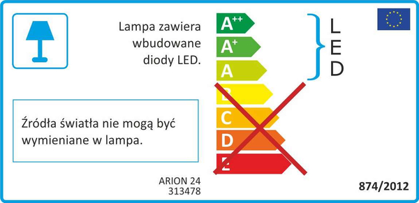 Plafon LAMPA sufitowa DIAMOND 313508 Polux natynkowa OPRAWA geometryczna LED 36W 3000K - 6500K łazienkowa biała