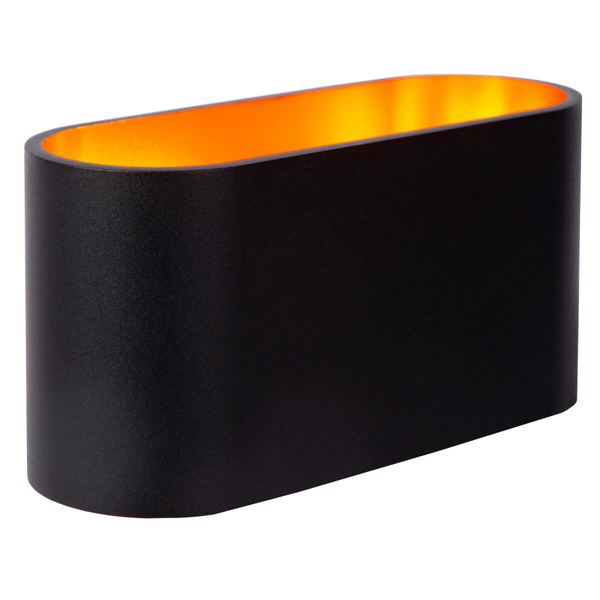 Metalowa lampa ścienna XERA 23254/01/30 Lucide czarna złota