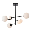 Lampa sufitowa molekułowa Bolti PLC0103-BK Yaskr biała czarna
