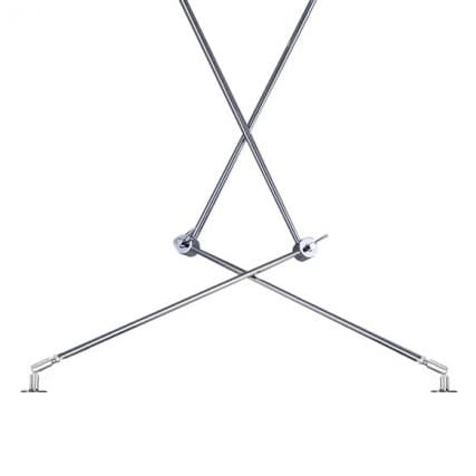 Stelaż do wiszącej lampy z regulacją Adam AZ1842 na wysięgniku srebrny