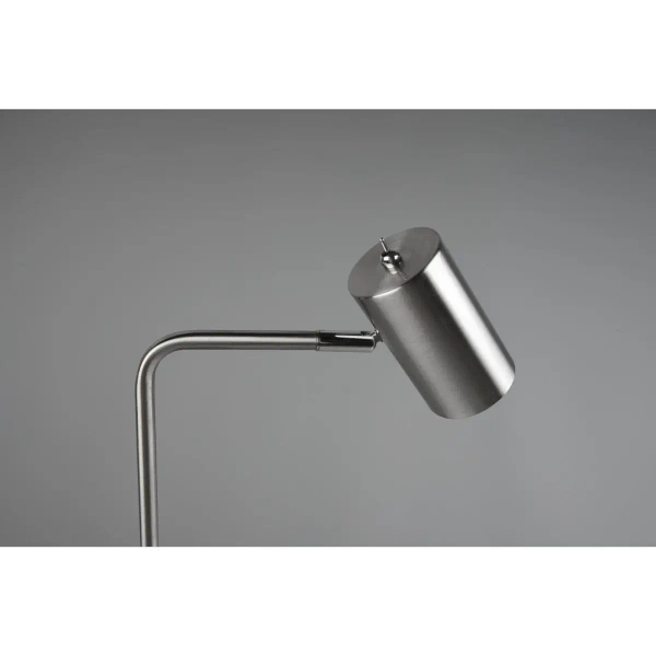 Metalowa lampa MARLEY 512400107 nikiel tuba z włącznikiem 1xGU10