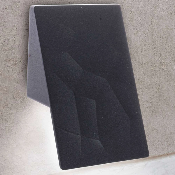 Zewnętrzna LAMPA elewacyjna CRACKS ML095 Milagro ścienna OPRAWA metalowa LED 10W 4000K do ogrodu IP44 czarna