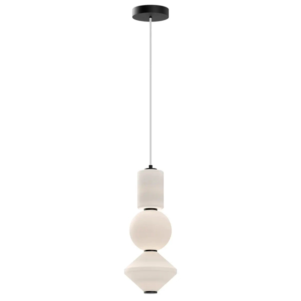 Nowoczesna zwisająca lampa Bijou ALM-BIJOU-P3-MB LED 20W 3000K czarny