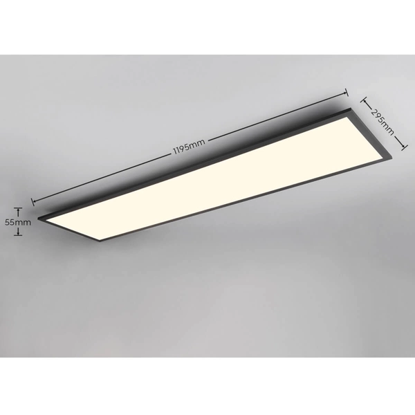 Sufitowa lampa z pilotem Beta R67661232 LED 31W 2700-6500K czarny