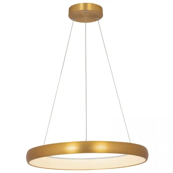 Jadalniany żyrandol ringowy 2054 LED 50W 3000K nad stół złoty