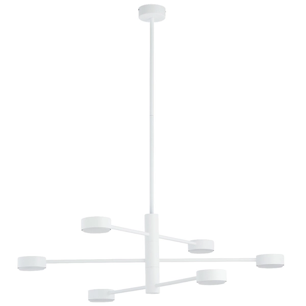 Loftowa LAMPA sufitowa ORBIT 7942 Nowodvorski regulowane pręty sticks molekuły do sypialni białe