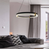 Lampa wisząca Plum LP-0407/1P L BK Triangle LED 40W 3000-6000W czarna