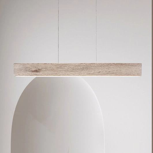 Wisząca lampa ekologiczna Cinnamon 3091 LED 34W 3000K belka drewniana