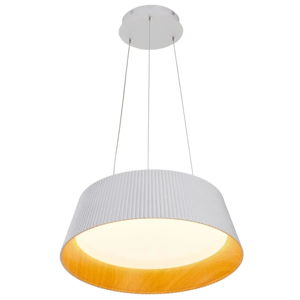 Wisząca lampa nad wyspę FRILL ST-DL6487-WH LED 21W 3000K biała złota