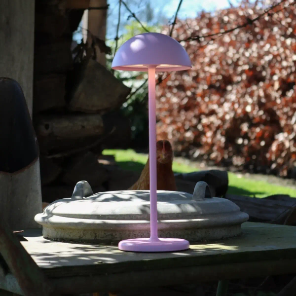 Lampka stołowa na dotyk JOY 15500/02/66 Lucide LED 1,5W 3000K IP54 różowa