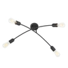 Lampa sufitowa rustykalna Helix 4687 TK Lighting do salonu metalowa czarna