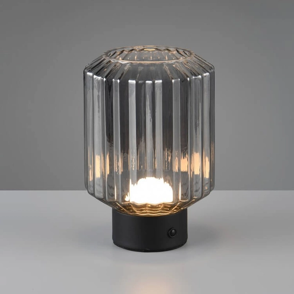 Lampka na stolik nocny Lord R57761154 LED 2W 3000K czarna przydymiona