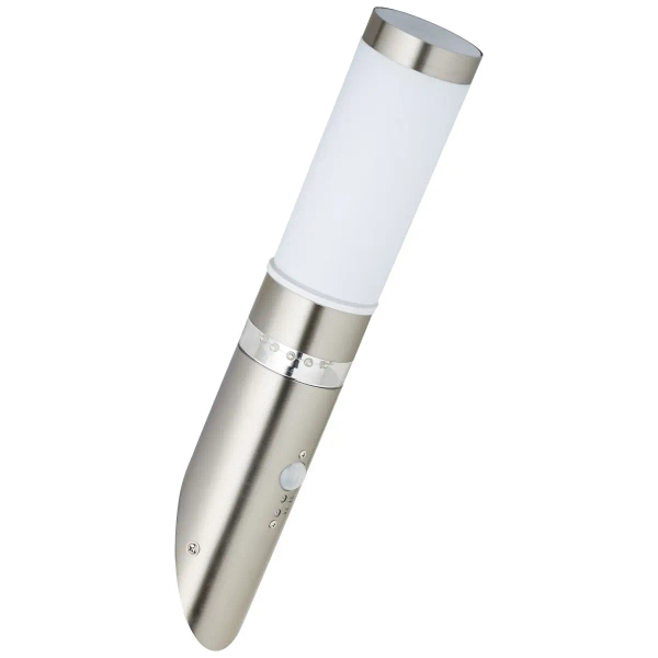 Zewnętrzny kinkiet ścienny Bole G46798/82 tubka IP44 srebrna