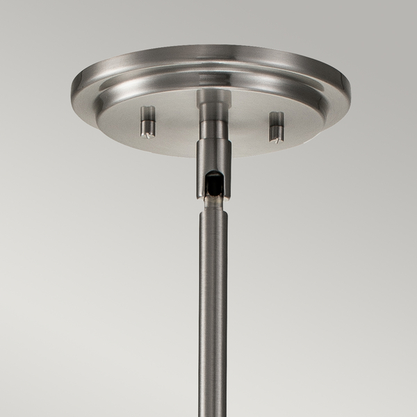 Wisząca lampa QN-SOMERSET-P-C-BN zwis ball kula nikiel