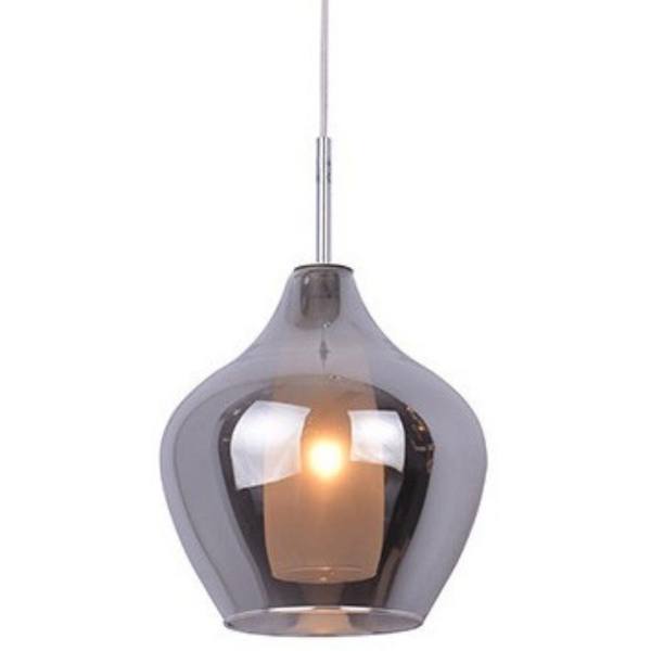 Wisząca lampa Amber Milano AZ2148 Azzardo szklany zwis chrom