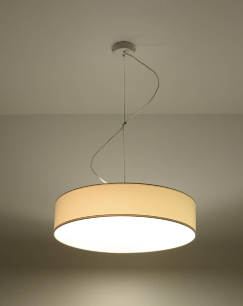 Wisząca okrągła lampa ARENA 45 SL.0120 Sollux zwis LED E27 biały