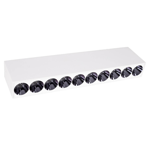 Przysufitowa lampa X-LINE C0254 Maxlight LED 14W 3000K podłużna biały czarny