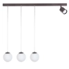 Metalowa wisząca lampa Tavira 41271 tuba do jadalni brązowa