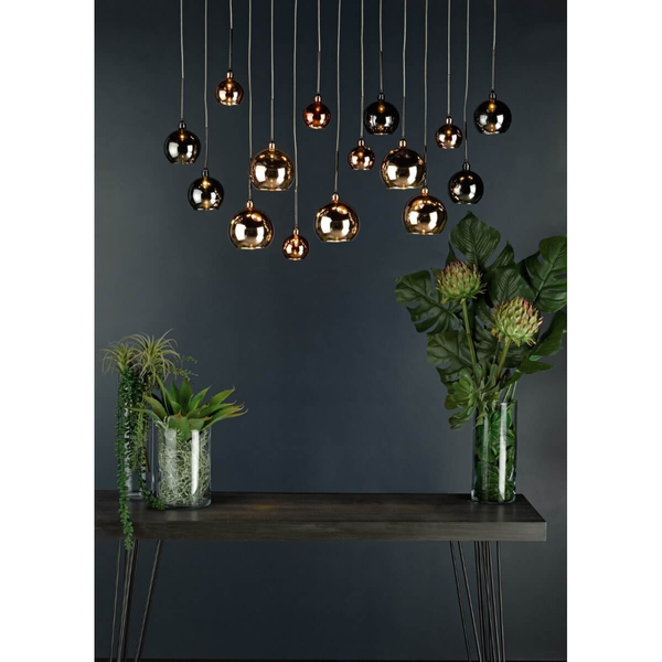 Jadalniana lampa wisząca Aurelia AUR6264 Dar Lighting chrom czarny brąz