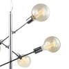 LAMPA wisząca MADALYN MDM3582/6 CH Italux loftowa OPRAWA sticks zwis żarówki bulbs chrom