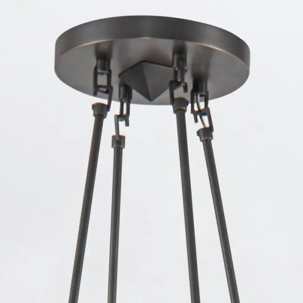 Modernistyczna wisząca lampa Cairo QN-CAIRO8-UBZ-CR szklany czarny