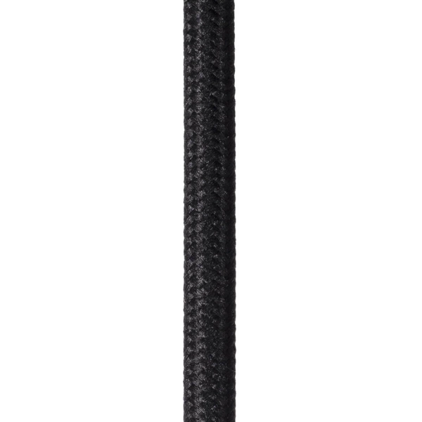 Lampa wisząca abażurowa Jessica 10421/30/30 tkanina czarna