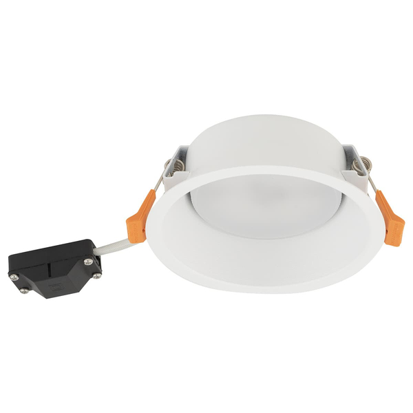 Lampa do kuchni oczko Uno 10842 Nowodvorski podtynkowa okrągła biała