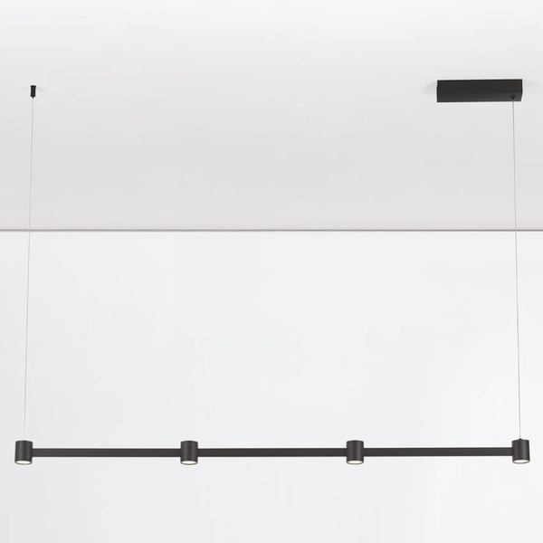 Lampa zwisająca na listwie PISCO LE44355 LED 24W 3000K podłużna czarna